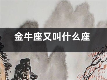 金牛座又叫什么座