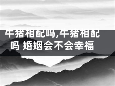 牛猪相配吗,牛猪相配吗 婚姻会不会幸福