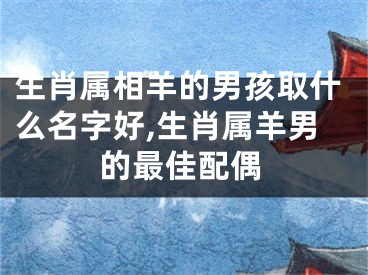 生肖属相羊的男孩取什么名字好,生肖属羊男的最佳配偶