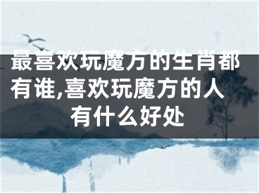 最喜欢玩魔方的生肖都有谁,喜欢玩魔方的人有什么好处