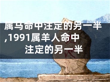 属马命中注定的另一半,1991属羊人命中注定的另一半