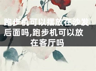 跑步机可以摆放在沙发后面吗,跑步机可以放在客厅吗