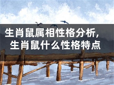 生肖鼠属相性格分析,生肖鼠什么性格特点
