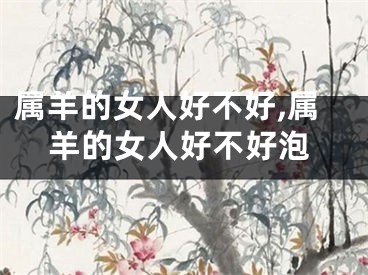属羊的女人好不好,属羊的女人好不好泡