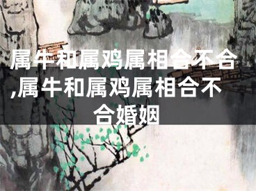 属牛和属鸡属相合不合,属牛和属鸡属相合不合婚姻