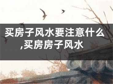 买房子风水要注意什么,买房房子风水