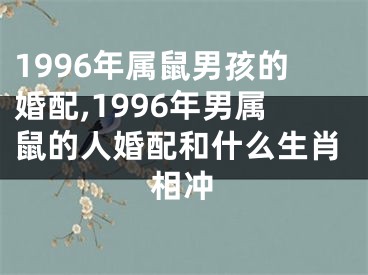 1996年属鼠男孩的婚配,1996年男属鼠的人婚配和什么生肖相冲