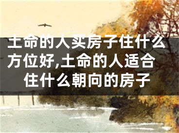 土命的人买房子住什么方位好,土命的人适合住什么朝向的房子