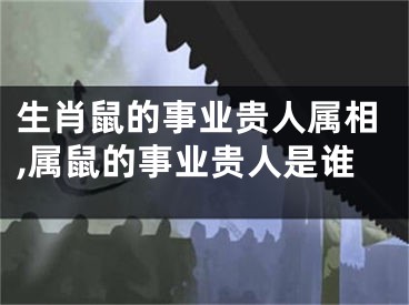 生肖鼠的事业贵人属相,属鼠的事业贵人是谁