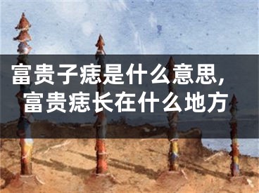 富贵子痣是什么意思,富贵痣长在什么地方