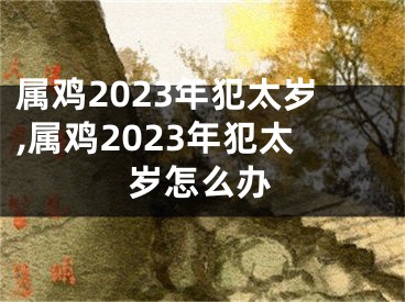 属鸡2023年犯太岁,属鸡2023年犯太岁怎么办