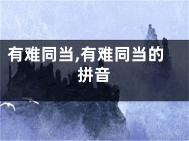有难同当,有难同当的拼音