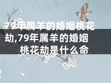 79年属羊的婚姻桃花劫,79年属羊的婚姻桃花劫是什么命