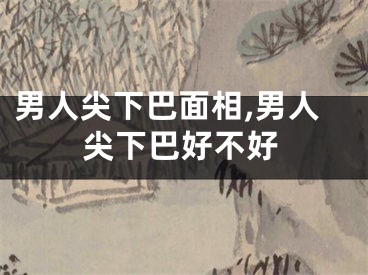 男人尖下巴面相,男人尖下巴好不好