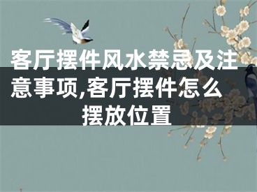 客厅摆件风水禁忌及注意事项,客厅摆件怎么摆放位置