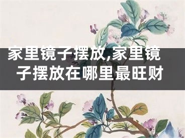 家里镜子摆放,家里镜子摆放在哪里最旺财