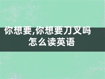 你想要,你想要刀叉吗怎么读英语
