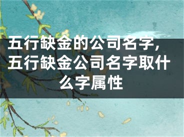 五行缺金的公司名字,五行缺金公司名字取什么字属性