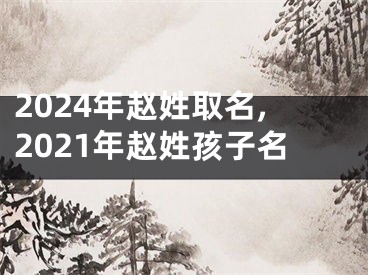 2024年赵姓取名,2021年赵姓孩子名