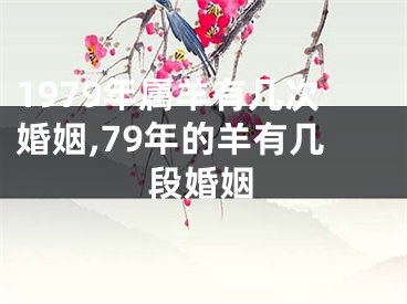 1979年属羊有几次婚姻,79年的羊有几段婚姻