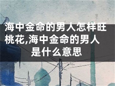 海中金命的男人怎样旺桃花,海中金命的男人是什么意思