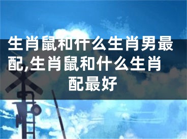 生肖鼠和什么生肖男最配,生肖鼠和什么生肖配最好