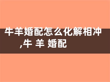牛羊婚配怎么化解相冲,牛 羊 婚配