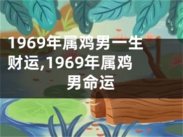 1969年属鸡男一生财运,1969年属鸡男命运