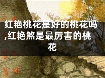 红艳桃花是好的桃花吗,红艳煞是最厉害的桃花