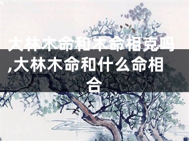 大林木命和木命相克吗,大林木命和什么命相合
