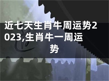 近七天生肖牛周运势2023,生肖牛一周运势