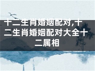 十二生肖婚姻配对,十二生肖婚姻配对大全十二属相