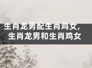 生肖龙男配生肖鸡女,生肖龙男和生肖鸡女