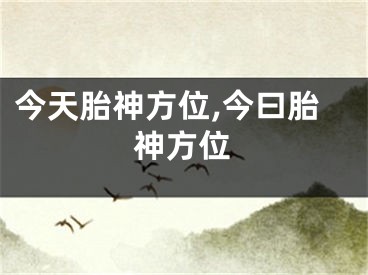 今天胎神方位,今曰胎神方位