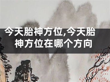 今天胎神方位,今天胎神方位在哪个方向