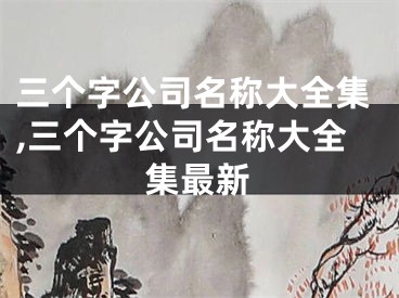 三个字公司名称大全集,三个字公司名称大全集最新