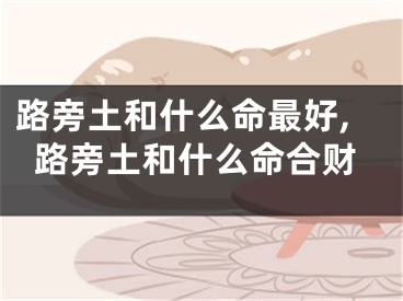 路旁土和什么命最好,路旁土和什么命合财