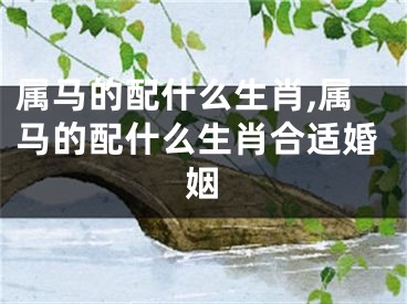 属马的配什么生肖,属马的配什么生肖合适婚姻