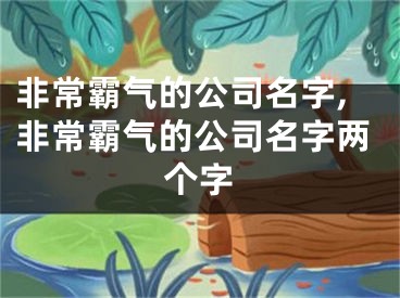 非常霸气的公司名字,非常霸气的公司名字两个字