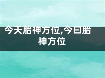 今天胎神方位,今曰胎神方位