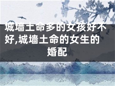 城墙土命多的女孩好不好,城墙土命的女生的婚配