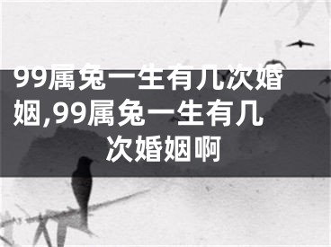 99属兔一生有几次婚姻,99属兔一生有几次婚姻啊