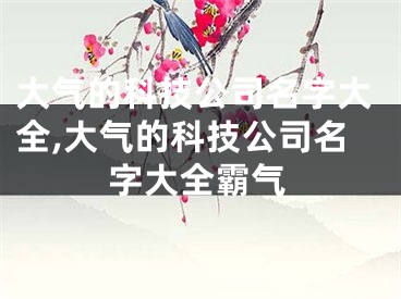 大气的科技公司名字大全,大气的科技公司名字大全霸气