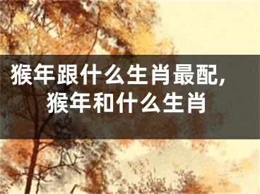 猴年跟什么生肖最配,猴年和什么生肖