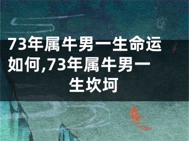 73年属牛男一生命运如何,73年属牛男一生坎坷