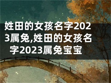 姓田的女孩名字2023属兔,姓田的女孩名字2023属兔宝宝