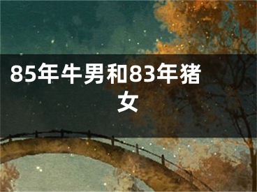 85年牛男和83年猪女