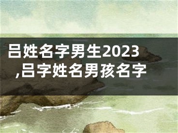 吕姓名字男生2023,吕字姓名男孩名字