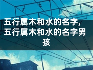 五行属木和水的名字,五行属木和水的名字男孩