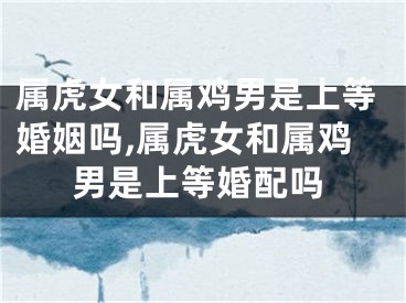 属虎女和属鸡男是上等婚姻吗,属虎女和属鸡男是上等婚配吗